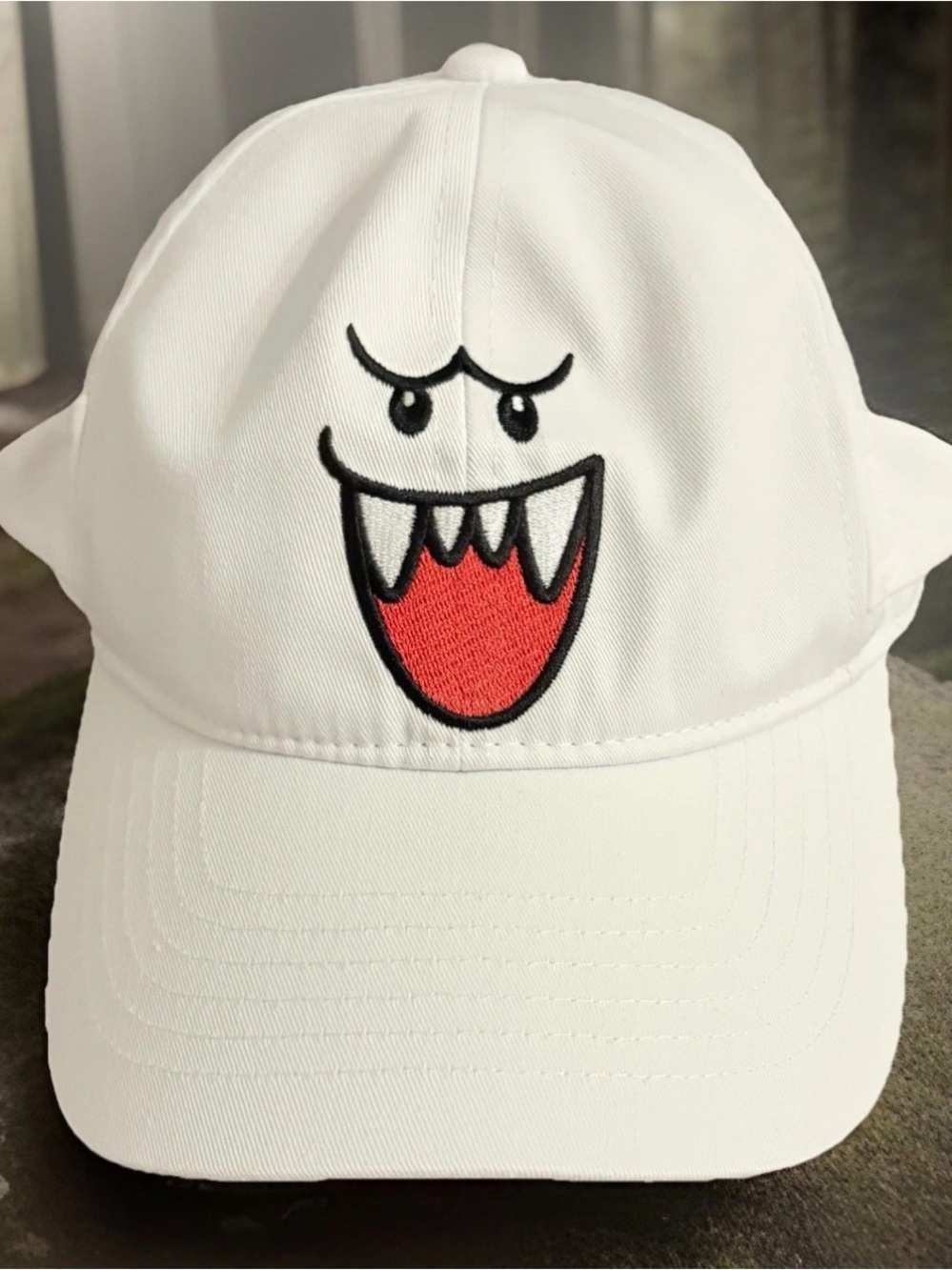 UNIVERSAL STUDIOS JAPAN/ SUPER NINTENDO WORLD Ghost Boo Ball Cap RARE JAPAN NEW